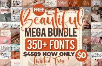 Beautiful Fonts Mega Bundle