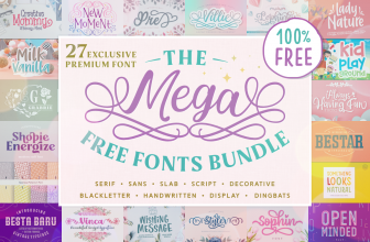 The Mega Free Fonts Bundle