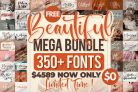 Beautiful Fonts Mega Bundle