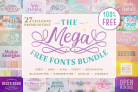 The Mega Free Fonts Bundle